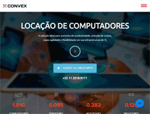 Tablet Screenshot of convexnet.com.br